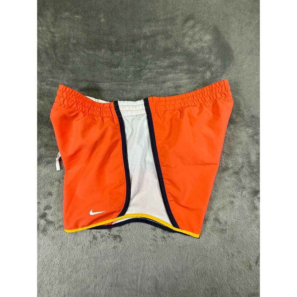 Nike Livestrong Dri-FIT Running Shorts Women's Small Orange White 380636-805